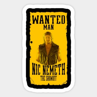 "Wanted Man" Sticker